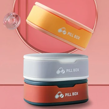Mini Items Storage Box Pill Korraldaja Kaasaskantav Reisi Pill Box Igapäevane Pill Juhul Ladustamine Vitamiinid Pill Box Lõhkujad Korraldaja