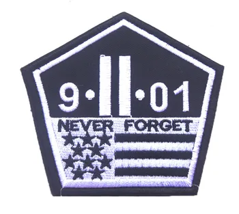 Mälestuseks 9.11 Sõjalise Armee Taktikaliste Tikandid Plaastrid Riided Riided Embleemi Appliques Märgid