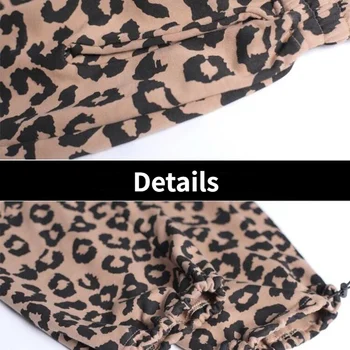 Mõõdus Püksid Naiste Leopardi Stiilne Streetwear Lahe Lahti College Disain Populaarne Ulzzang Mugavad Püksid Ins Isiksuse Uus