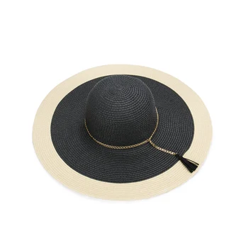 Naiste Laia Ääreni Straw Hat Suur Floppy Kokkupandav Rulli ühise Põllumajanduspoliitika Rannas Päikese käes Müts UPF 50+ Moes Straw Hat Suve Müts