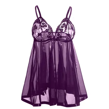 Naiste Sexy Nightwear Seksikas Pilduma Nightgowns Suured Terasest Plaat Rinnus Pad Pilduma Magada Särgid Naine Sleepwear Öö Kleit
