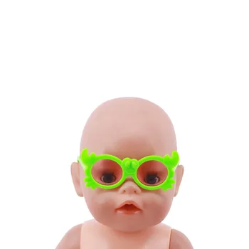Nukk Ujumistrikoo Päikeseprillid, Prillid Sobivad 18 Tolline American Doll & 43 Cm Baby Uuestisündinud Nukk Tarvikud Põlvkonna Tüdruku Mänguasi DIY