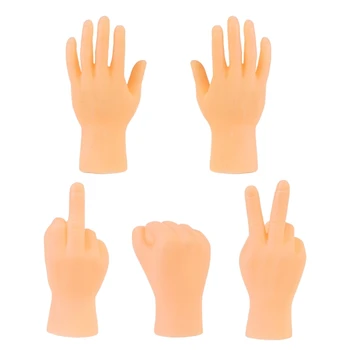 Pakendis 5 Mini Sõrme Käed, Naljakas Sõrme Nukk, Väikesed Käed, Uudsus Lõbus, Pisike Käsi, Sõrm Rekvisiidid, Tillukesed Käed Jant T