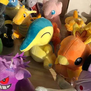 Pikachu Charmander Bulbasaur Squirtle palus mänguasjad Eevee Snorlax Jigglypuff Lapras Küünis masin nukk Lastele kingitused lastele