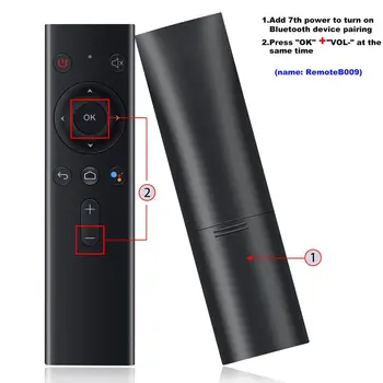 Q8 Bluetooth-4.2 Häält, puldiga 12 Võtmed Traadita AI Hääl Õhu Hiirt, TV Box Set Top Box puldiga Õhu Hiirt, Remote
