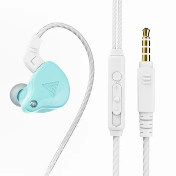 QKZ AK6-X Kõrvaklappide Tõeline Kõrvaklapid Dual Juht Koos Mic-Gaming Headset mp3-DJ Headset audifonos fone de ouvido auriculares