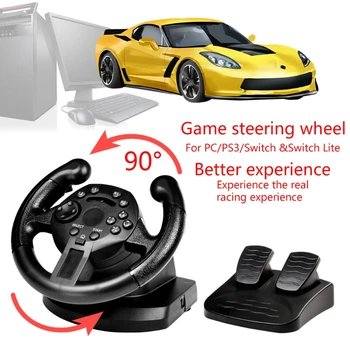 Racing Rool PS3 Mängu Rooli PC Vibratsiooni Juhtkangid pult Wheels Drive For PC