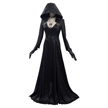 Residendist Cosplay Kostüüm Vampiir Lady Kleit Varustus Halloween Carnival Ülikond
