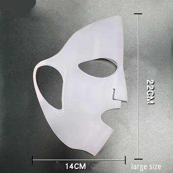Silikoon Näo Mask Näole Leht Mask Anti-off Mask Kõrva Fikseeritud Vältida Sisuliselt Aurutamise Korduvkasutatavad Näo Mask Naha Hooldus Vahend