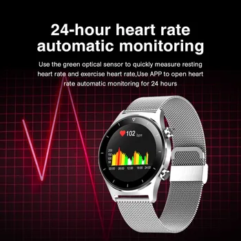 Smart Watch Mehed DIY Watch Face IP68 Veekindel Täielikult Puutetundlik Ekraan, Bluetooth 5.0 tervisespordi-Tracker 2021 Uus Smartwatch