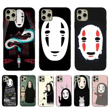 Spirited Away Nr Nägu mees Haku Chiharu Soft Case For iPhone 11pro 12pro MAX 8 7 6 6S Pluss X XS MAX 5 5S SE XR Fundas Capa