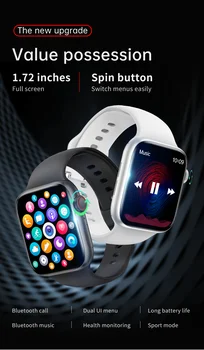 T800 Smart Watch 2021 W13 Smartwatch Naine Meeste Bluetooth Kõne on Täis Touch DIY Watch Face Fitness Käevõru W56 Seeria 6