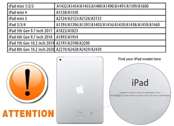 Tablett Hard Shell Case for Apple IPad 8 2020. aasta 8. Põlvkonna 10.2 Tolline Tablett Drop Resistant Protective Case
