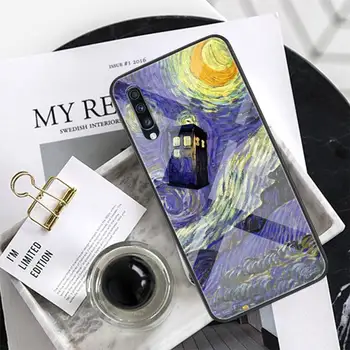 Tardis Kasti Arstid, Kes DIY Värvitud Telefoni Puhul Xiaomi Redmi Lisa 10 9 8 7 Pro Vähe Poco F3 X3 NFC Klaasist Kate