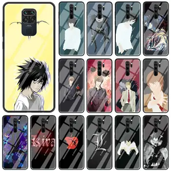 Telefoni puhul Xiaomi Redmi Märkus 9S 8 8T 9 K30 Pro K20 7 8A 9A 9C 9i Karastatud Klaasist Funda tagakaas Anime Death Note Manga