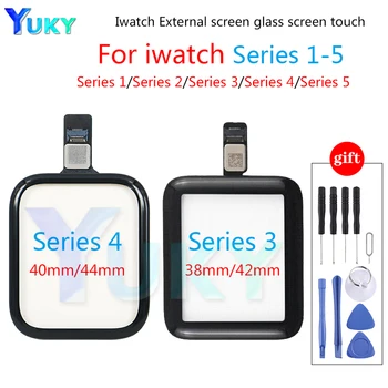 Testitud Touch Klaasist Apple Watch Seeria 38mm 40mm 42mm 44mm Jaoks Watch Seeria 1 2 3 4 5 LCD Ekraan Puutetundlik Klaas, Digitizer