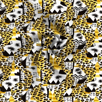 Tiiger Leopard Zebra Trükitud Bullet Riie Liverpool 4 Kuidas Venitada Spandex Kududa Kangast Baby HeadWrap Bummies