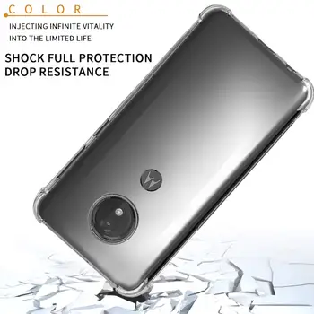 TPÜ Juhul Motorola MOTO E7 Pluss G9 Mängida Üks Tegevus G8 Võimsus G7 P30 Märkus Z3 Mängida Juhtudel Pehme Silikoon on Läbipaistev Telefoni Kate