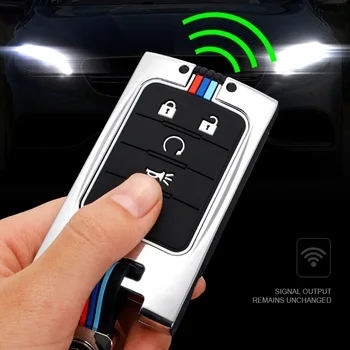 Tsingi Sulam Auto Võti Kate+Silikoon Võtmehoidja Jaoks Chevrolet Captiva Säde Onix Volt Aveo Sonic Smart Remote Key Juhul Carstying