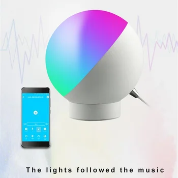 Tuya Smart WiFi Tabel Lamp Värvikas Juhitava Öö Valguses, Intelligentne Lamp Hääljuhtimine Kaudu Alexa Google ' I Kodu Smart Home