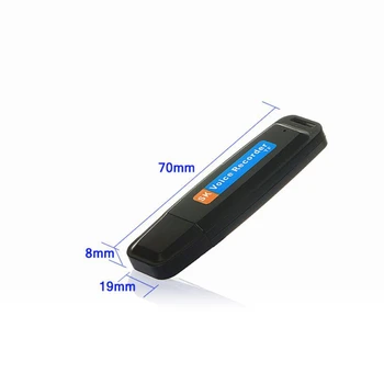 U-Disk o Digitaalne Diktofon Pliiats USB Flash Drive Kuni 32GB Micro-TF