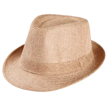 Unisex, Naiste, Meeste Mood Suvel Vabaaja Trendikas Rannas Päikese Õled Panama Jazz Müts Kauboi Fedora Müts Gangster Kork
