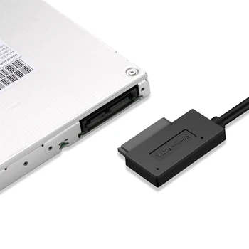 USB 2.0 Mini Sata II SATA2.0 7+6 13Pin Adapter Converter Kaabel Arvuti ARVUTI Sülearvuti CD-DVD-ROM Drive Kahe SATA Kaablid