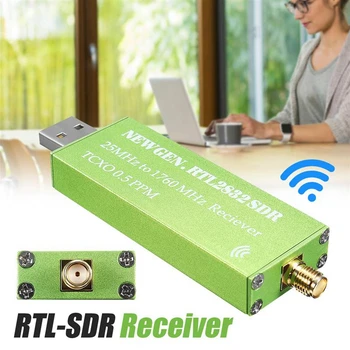 USB-Adapter RTL-SDR RTL2832U + R820T2+ 1Ppm TCXO TV Tuuner Kinni Vastuvõtja