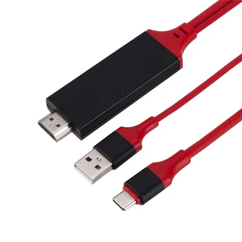 USB-C HDMI-ühilduva USB-Kaabel 3.1 HDMI-ühilduva 4K Adapter Kaablid MacBook Samsung Galaxy S9/S8 Huawei USB-Kaabel C