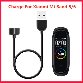 USB Laadija ja Data Kaabel Mi Band 6 / Mi Bänd, 5 Kaabel Sobib Xiaomi Mi Bänd 5/6 Must Dropshipping