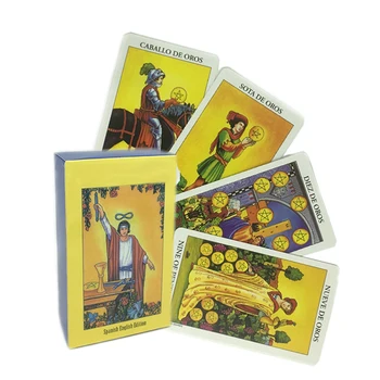 Uus Tarot Teki Salapärane Ennustamine Hispaania Rattur, Tarot Kaardid, Magic Kogumist, Tabel Kaardi Mäng Maagiline Saatuse Ennustamine Kaart