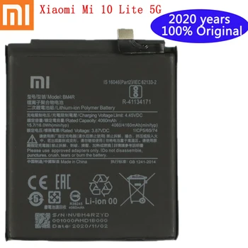 Uus Xiao Mi Originaal BM4R Aku Xiaomi Mi 10 Lite 5G BM4R Ehtne Asendamine Telefoni Aku 4160mAh