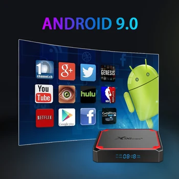 Uusim X96 mini+ Android TV BOX X96mini Android 9.0 Smart TV Box Amlogic S905W4 Quad Core Support dual WiFi digiboksi 2GB16GB