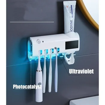 UV-Multifunktsionaalne Elektriline Hambahari Omanik Vannituba Automaatne Hambapasta Squeezer Leibkonna ItemsBathroom Tarvikud Komplektid