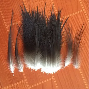 Vähe 100tk 2-8 tolli/5-20 cm, Naturaalne Must Heron Silk Suled Ilusad Suled Pulmapidu Headdress Mütsid Teenetemärgi