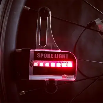 Värvikas 14 LED Rääkis Light Mountain Bike Jalgrattaga Jalgratta Ratast Tarvikud Armatuuri Valguse Öö Hoiatus Lamp