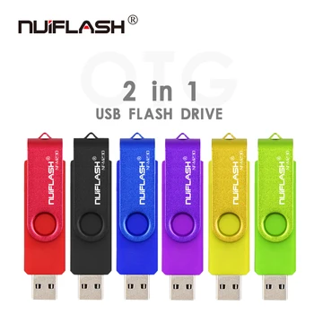 Värvikas OTG Usb Flash Drive 8GB pendrive 16GB 32GB 64GB 128GB topelt kasulik Usb 2.0 micro-usb Pen Drive jaoks arvutit/mobiili