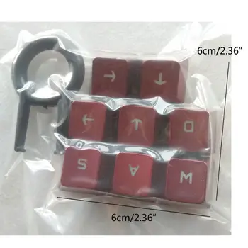 WASD ja Nool Taustavalgustusega Keycaps jaoks logitech G910 G810 G310 Mehaaniline Klaviatuur Keycap Romer-G-Lüliti B3K Lüliti