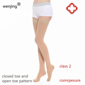 WJ922 Naiste arsti Veenilaiendid compression sox klassi 2 30 mmHG KESKMISE rõhu Reie Kõrge TORU SOKK