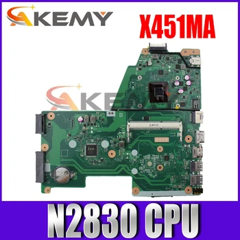 X451MA Koos N2830 CPU, Emaplaadi REV 2.1 ASUS X451M X451MA F451M Sülearvuti emaplaadi 60NB0490-MB2100 Testitud tasuta shipping
