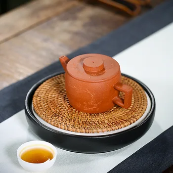 Yixing lilla savi teekann kuulus käsitsi valmistatud plum blossom Hanwa teekann
