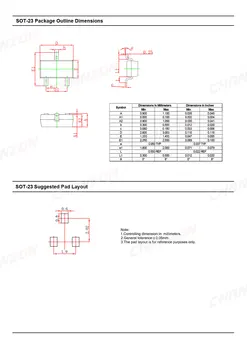 100tk MMBTA42 SOT-23: SMD NPN Transistori Bipolaarne Ristmikul BJT Triode Toru Fets 0.3 A 300V 1D Mark Ühtse Integreeritud Vooluringid