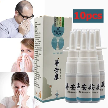 10tk Nina Spray Krooniline Riniit Sinusiit Spray Hiina Traditsioonilise Meditsiini Herb Nohu Ravi Nina tervishoid