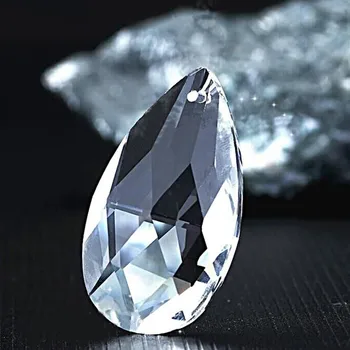 10tk Selge Klaas Crystal Prism Pisar Tilk DIY Ripats Lühter Ehted Valgustus Crystal Tarvikud Selge Klaas Crystal Prism