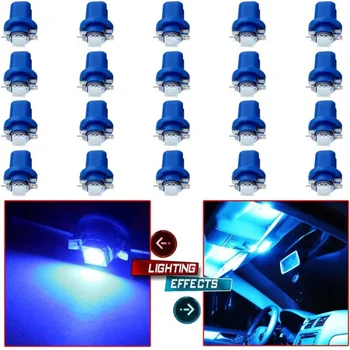 10tk T5 B8 5050 1smd LED Auto Auto Armatuurlauale Vahend Kiilu Paneel Lamp