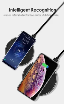 10W Kiire Juhtmeta Laadija Adapter Kit For Samsung S10 S9/S8 S6xiaomi Laadimine USB Pad iPhone12 11 Pro XS Max 8 XR
