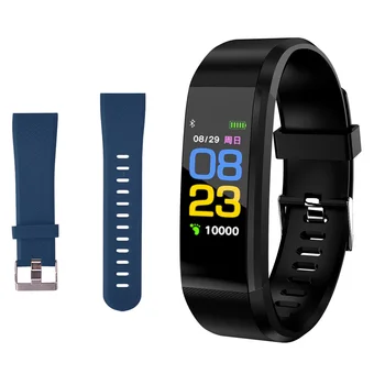 115 Pluss Smart Käevõru Käepaela vererõhk Smart Vaadata Rihm Fitness Südame Löögisageduse Monitor 115Plus Tracker Smartwatch