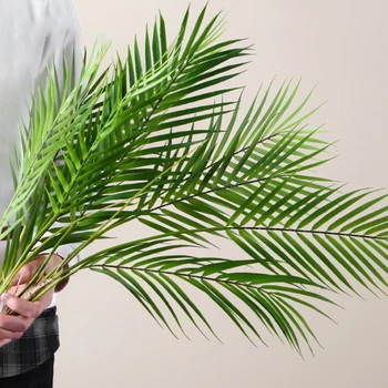 123cm Tropical Palm Taimed Suurte Kunstlik Puu Oksad Plastikust Võltsitud Lehed Rohelised Monstera Kodu Aias Ruumi Office Decor