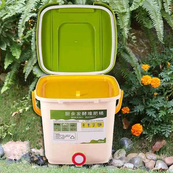 12L Köök Aed Toidu prügikastid Komposti Bin Recycle Kompostri Gaseeritud Komposti Bin PP Orgaaniliste Omatehtud Prügikasti