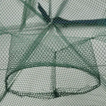 16 Aukude Volditud Fishing Net Kaasaskantav Nailon Kokkuklapitavad Vähid Püüdja Casting Kokkuklapitavad Krabi, Kala Lõksu Puurid Kalapüüki Püüniste